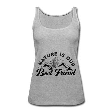Beste Freunde Geschenke Tank Top - Natur ist der beste Freund
