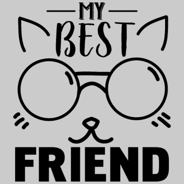 Motiv Mein bester Freund ist eine Katze