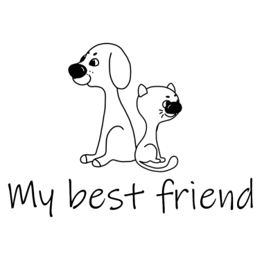 Motiv mein bester Freund mein bester Freund T-Shirt