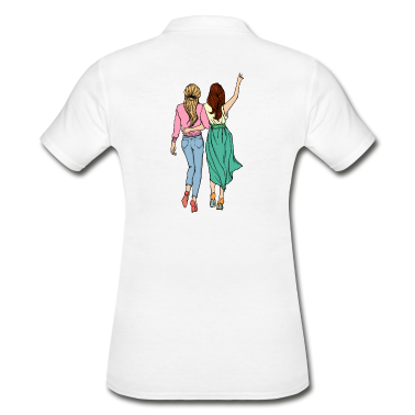 Beste Freunde Geschenke Poloshirt - Beste Freunde Freundin