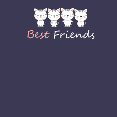 Motiv Beste Freunde Katzen