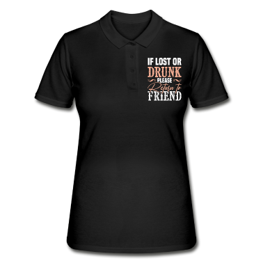 Beste Freunde Geschenke Poloshirt - betrunken bester freund