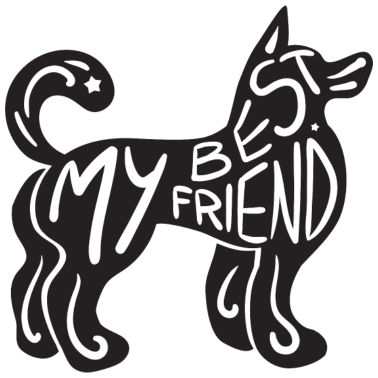 Motiv Hund - Mein bester Freund