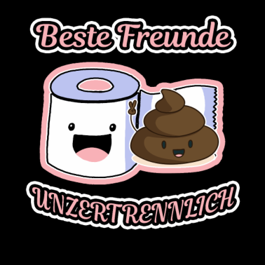 Motiv Beste Freunde-unzertrennlich