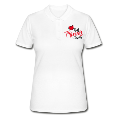 Beste Freunde Geschenke Poloshirt - beste freunde herz