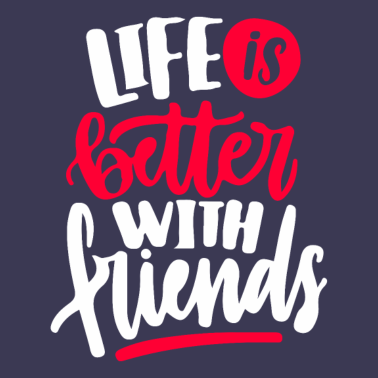 Motiv Beste Freunde Leben