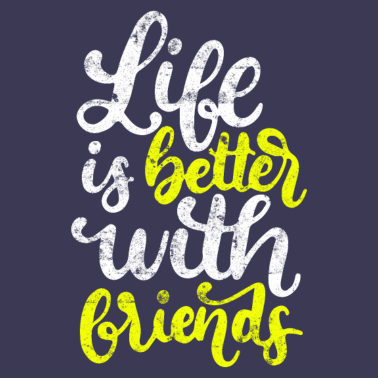 Motiv Beste Freunde Leben