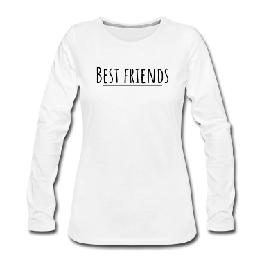 Beste Freunde Geschenke Langarmshirt - Beste Freunde. bester Freund T-Shirt