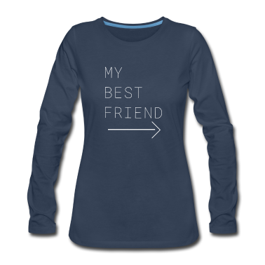 Beste Freunde Geschenke Langarmshirt - beste Freunde design