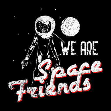 Motiv Astronaut Beste Freunde