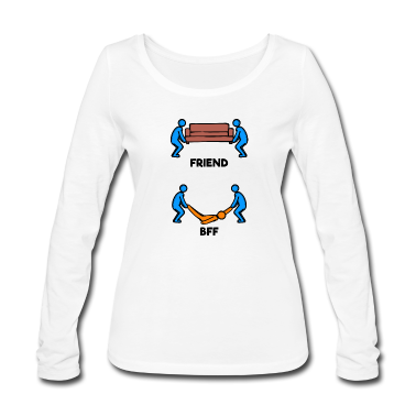 Beste Freunde Geschenke Langarmshirt - Lustig Beste Freunde