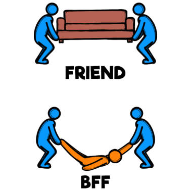 Motiv Lustig Beste Freunde