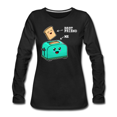 Beste Freunde Geschenke Langarmshirt - Lustig Beste Freunde