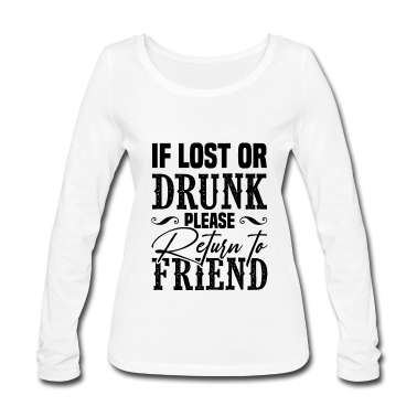 Beste Freunde Geschenke Langarmshirt - betrunken bester freund
