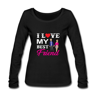 Beste Freunde Geschenke Langarmshirt - Freundschaft, Beste Freunde, Freund, Freundin