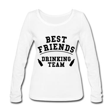 Beste Freunde Geschenke Langarmshirt - Beste Freunde Alkohol