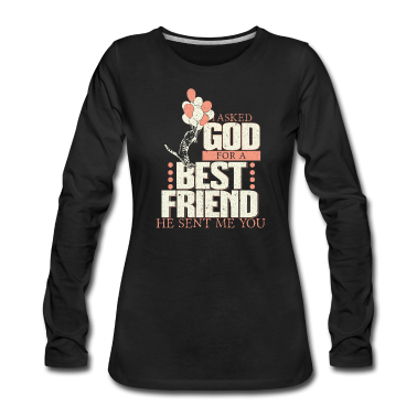 Beste Freunde Geschenke Langarmshirt - Beste Freunde Katze