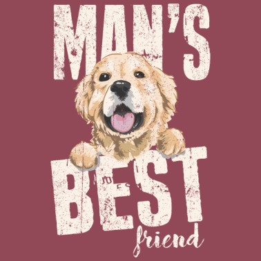 Motiv Mannhund bester Freund