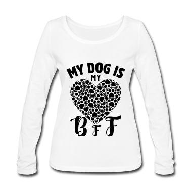 Beste Freunde Geschenke Langarmshirt - Mein Hund ist mein bester Freund