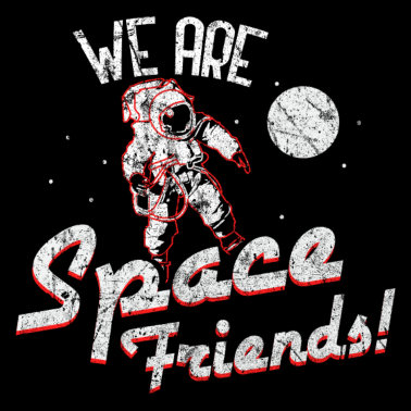 Motiv Astronaut Beste Freunde