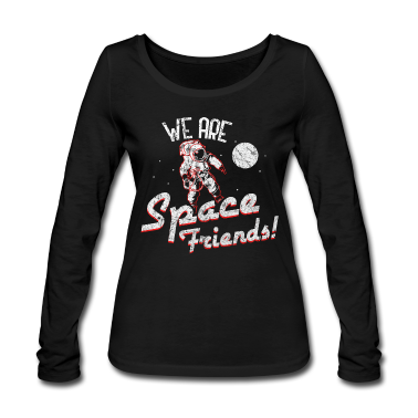 Beste Freunde Geschenke Langarmshirt - Astronaut Beste Freunde
