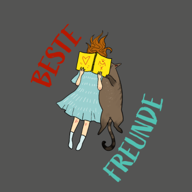 Motiv Beste Freunde / Katze und ich