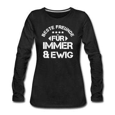 Beste Freunde Geschenke Langarmshirt - Beste Freunde Shirt