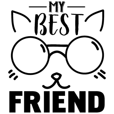Motiv Mein bester Freund ist eine Katze