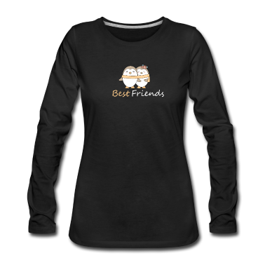 Beste Freunde Geschenke Langarmshirt - Beste Freunde Pinguine