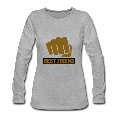 Beste Freunde Geschenke Langarmshirt - Best Friend...Bester Freund