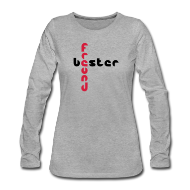 Beste Freunde Geschenke Langarmshirt - BESTER FREUND