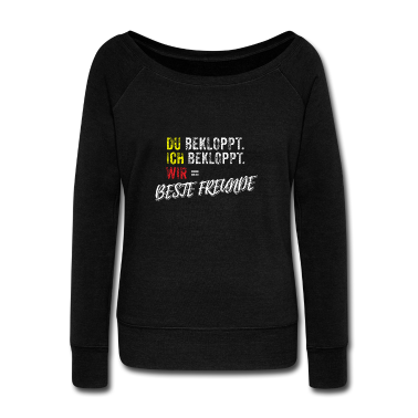 Beste Freunde Geschenke Langarmshirt - Bekloppte beste Freunde