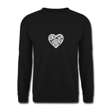 Beste Freunde Geschenke Pullover - Herz geschnörkelt - Für Liebende