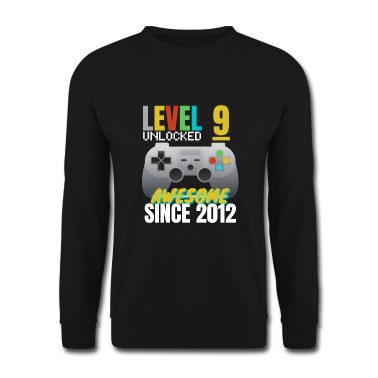 Beste Freunde Geschenke Pullover - Level 9 seit 2012 freigeschaltet Awesome