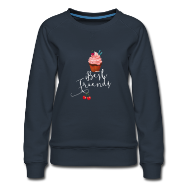 Beste Freunde Geschenke Pullover - sweet cupcake süßer beste Freunde freundschaft