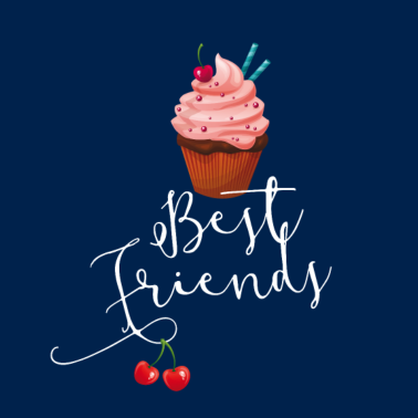 Motiv sweet cupcake süßer beste Freunde freundschaft
