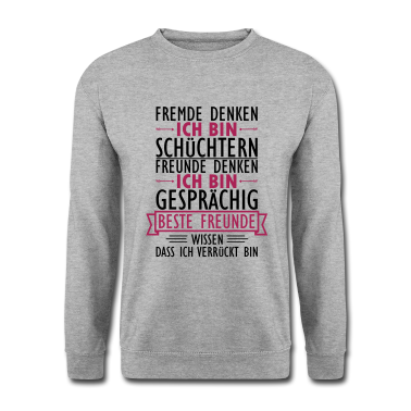Beste Freunde Geschenke Pullover - Meine besten Freunde wissen ich bin verrueckt