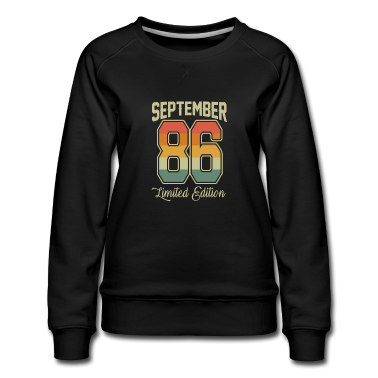 Beste Freunde Geschenke Pullover - Vintage 35. Geburtstags September 1986 Sportler