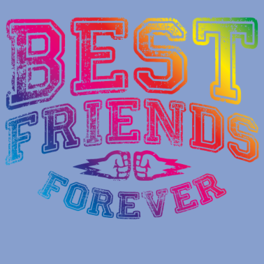 Motiv beste freunde bunt