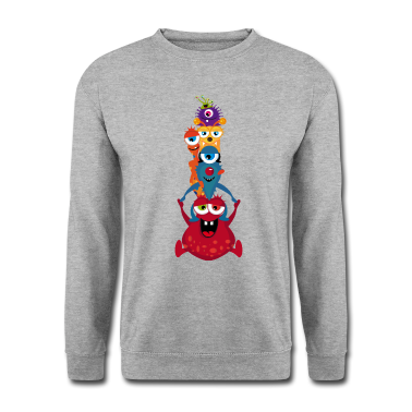 Beste Freunde Geschenke Pullover - Eine bunte Monster Familie