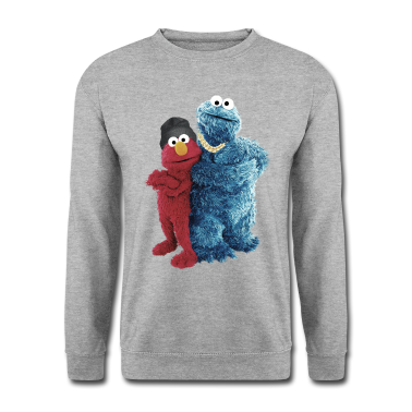 Beste Freunde Geschenke Pullover - Sesamstraße Gangster Krümelmonster & Elmo