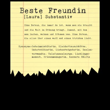 Motiv Beste Freundin Laura