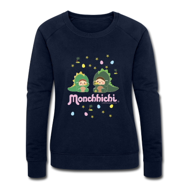 Beste Freunde Geschenke Pullover - Monchhichi in Dinosaurier Kostümen