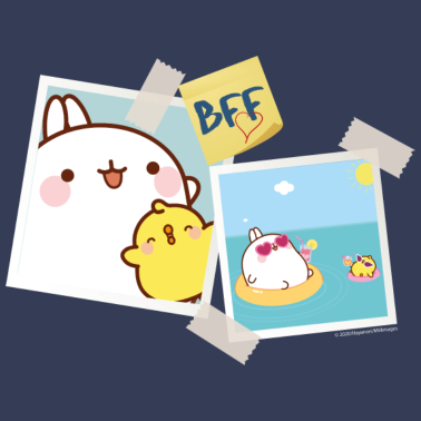 Motiv Molang Piu Piu BFF Beste Freunde