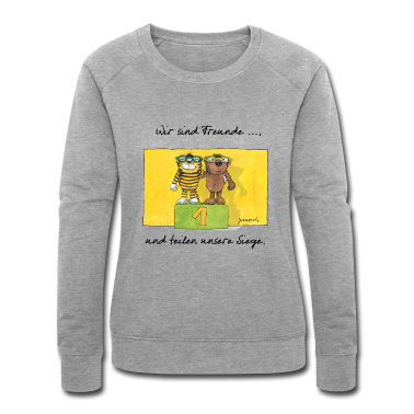 Beste Freunde Geschenke Pullover - Janoschs 'Wir sind Freunde, und teilen ...'