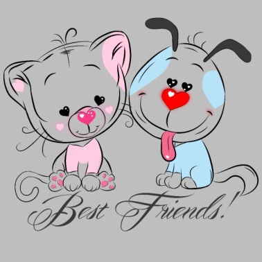 Motiv Beste Freunde!