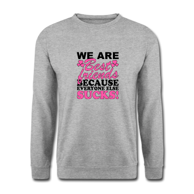 Beste Freunde Geschenke Pullover - Wir sind beste Freunde, weil alle anderen sind