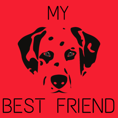 Motiv Mein bester Freund. Mein bester Freund dalmatinisches Geschenk