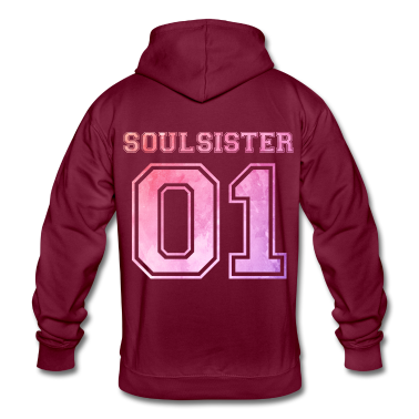 Beste Freunde Geschenke Hoodie - Soulsister 01 Partner Paar Freund BFF Freundin