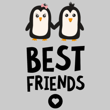 Motiv Pinguin Best Friends Herz Sfuls